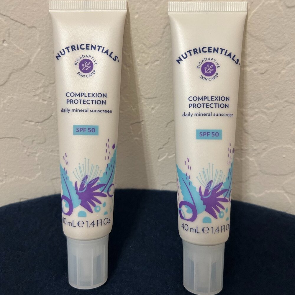 2 pk Nuskin Nutricentials Complexion Protection SPF 50 - Mineral Sunscreen